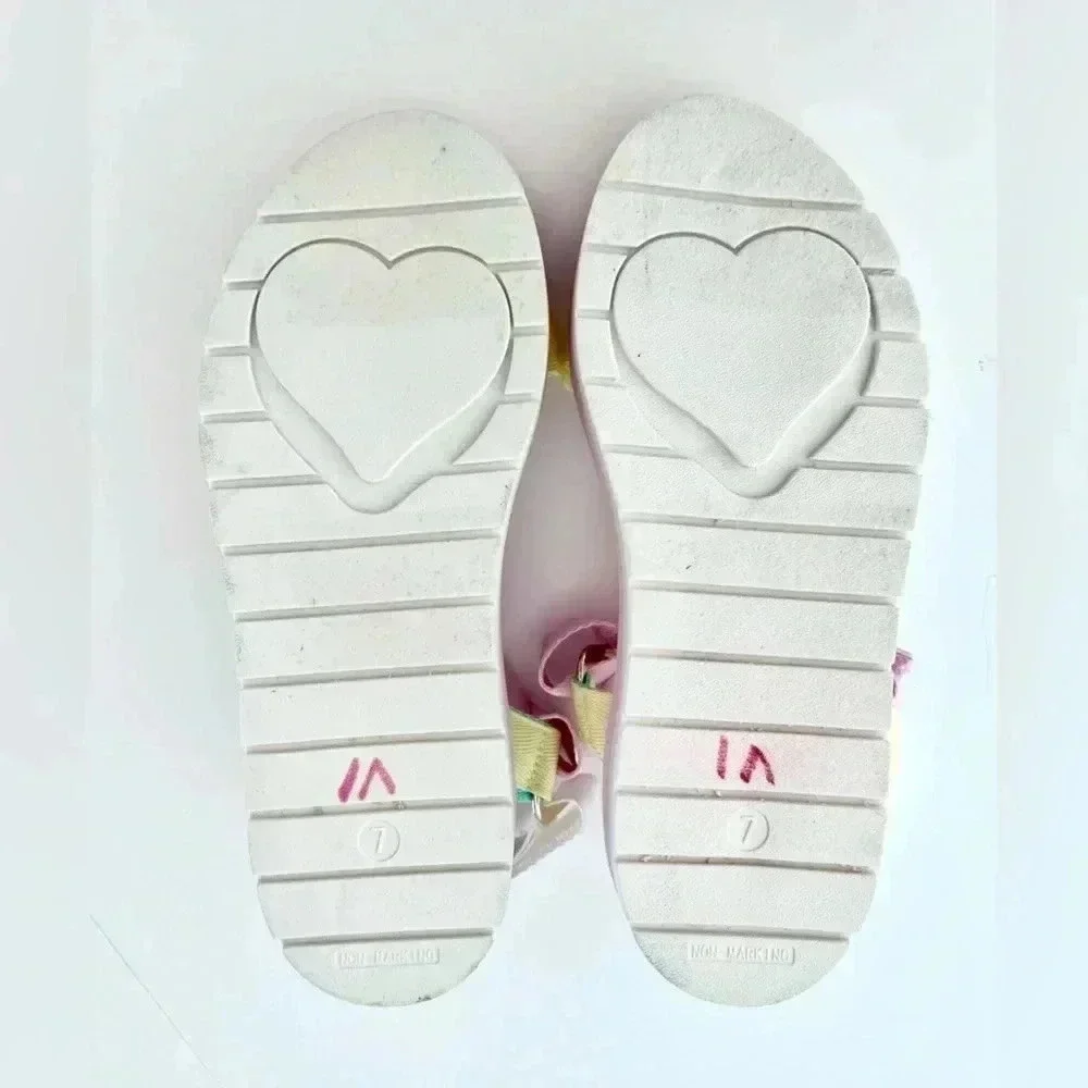 Stoney Clover Lane X Target‎ Pastel Comfortable Adjustable Strap Sandals Size 7